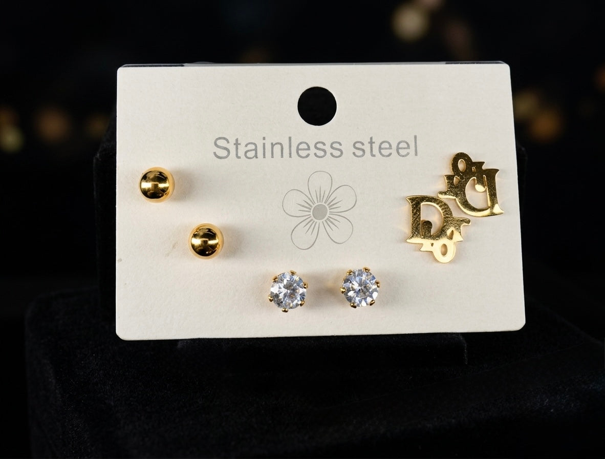 D Earring Set