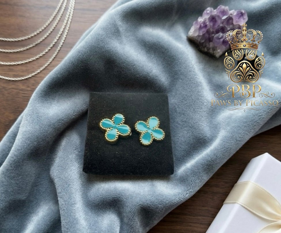 Four Clover Ear Stud - Paws By Picasso
