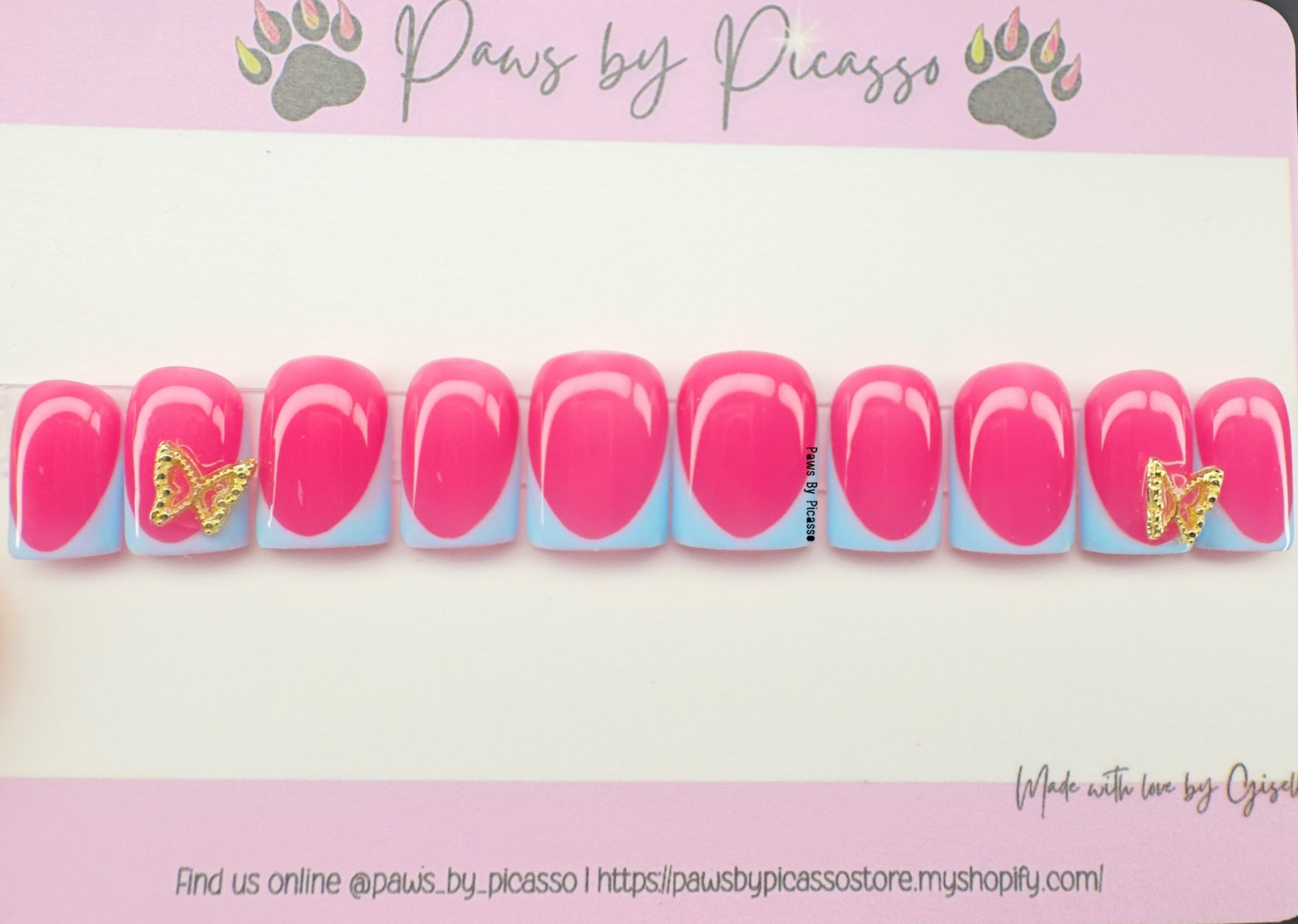 Blue Belle - Paws By Picasso Blue Belle