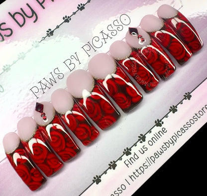 Ready to Ship Curvy nails - Paws By Picasso Ready to Ship Curvy nails