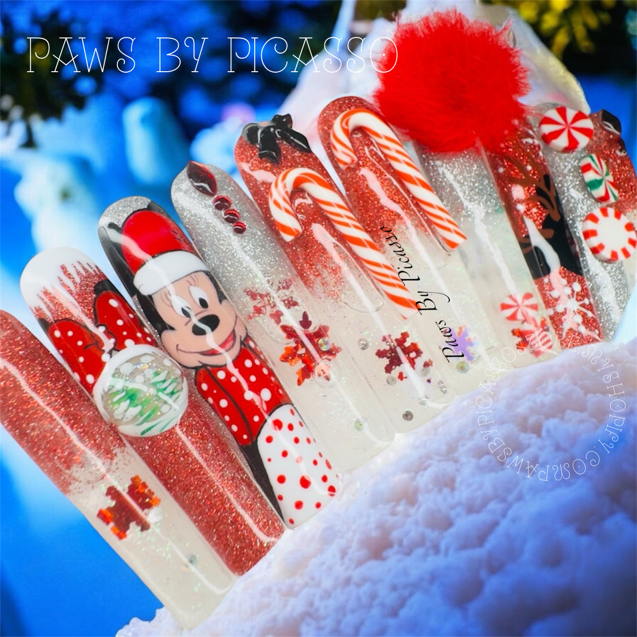 Minnie's Merry Dive - Paws By Picasso Minnie's Merry Dive
