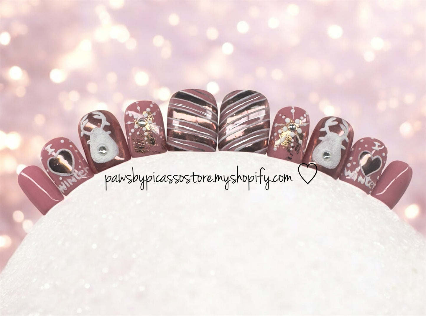 Rosey Reindeer - Paws By Picasso Rosey Reindeer