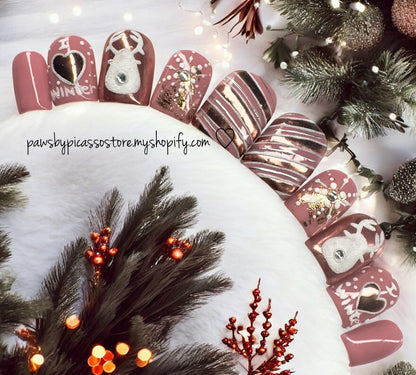Rosey Reindeer - Paws By Picasso Rosey Reindeer