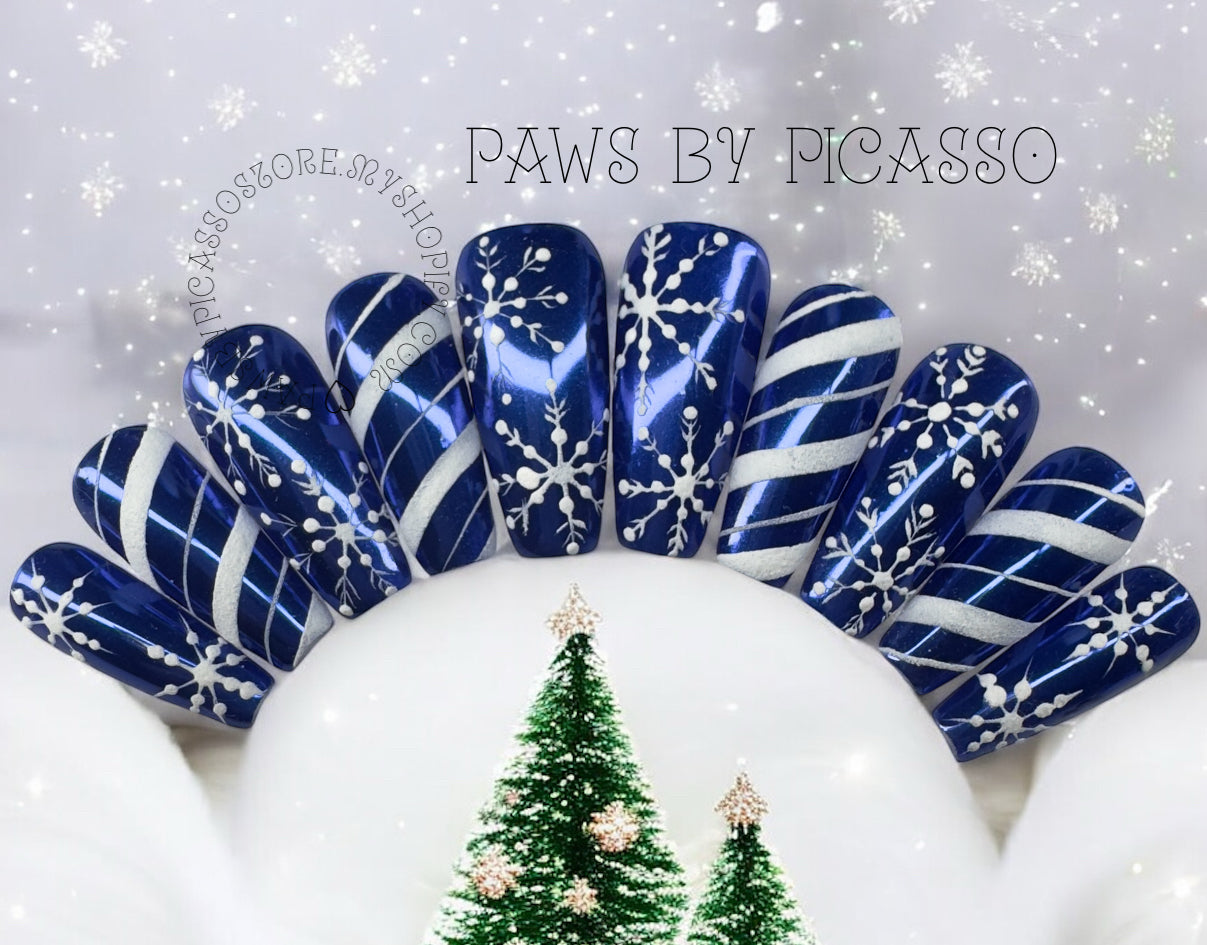 Snowy Sapphire - Paws By Picasso Snowy Sapphire