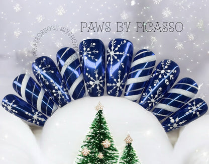Snowy Sapphire - Paws By Picasso Snowy Sapphire