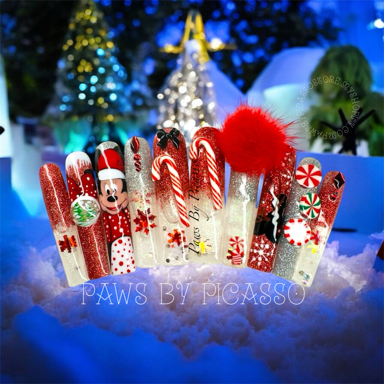 Minnie's Merry Dive - Paws By Picasso Minnie's Merry Dive