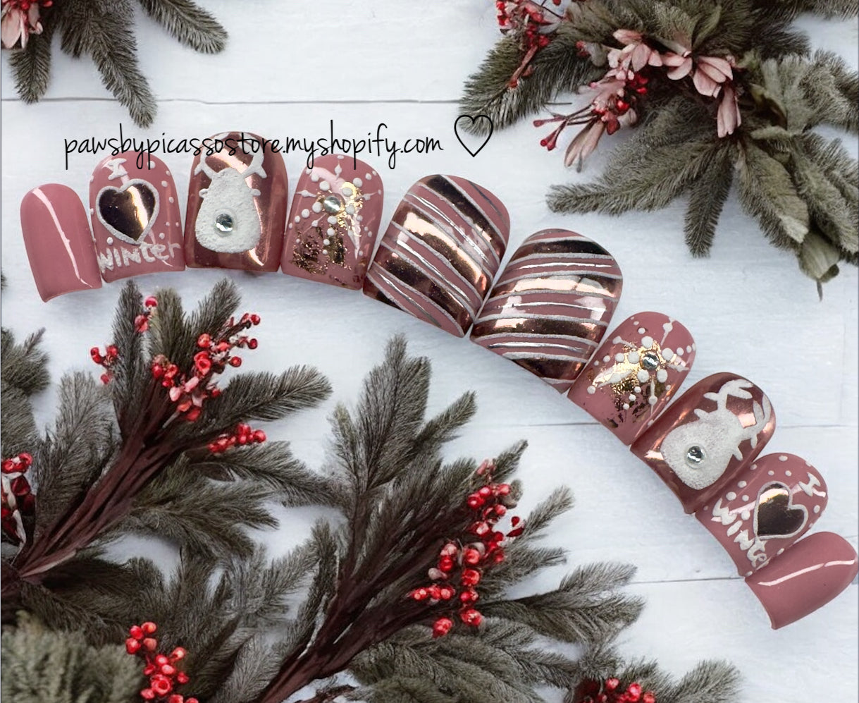 Rosey Reindeer - Paws By Picasso Rosey Reindeer