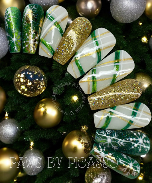 Emerald Snowfall - Paws By Picasso Emerald Snowfall