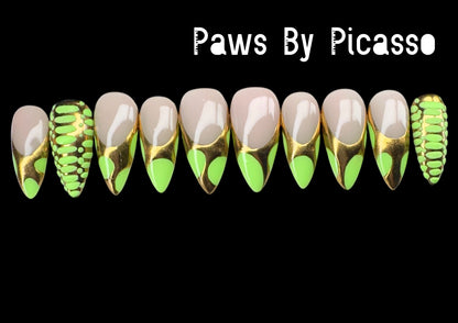 Neon Venom Tips - Paws By Picasso Neon Venom Tips