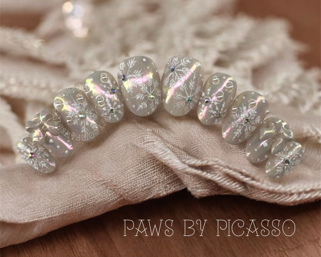 Golden Mermaid Christmas - Paws By Picasso Golden Mermaid Christmas