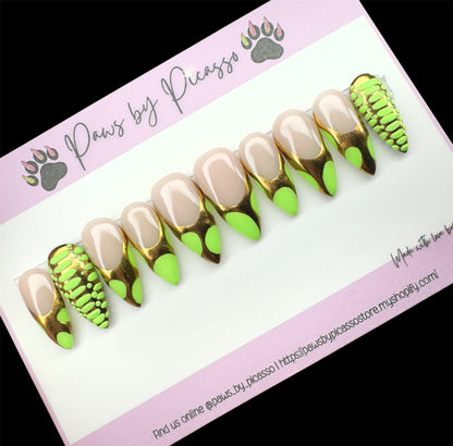 Neon Venom Tips - Paws By Picasso Neon Venom Tips