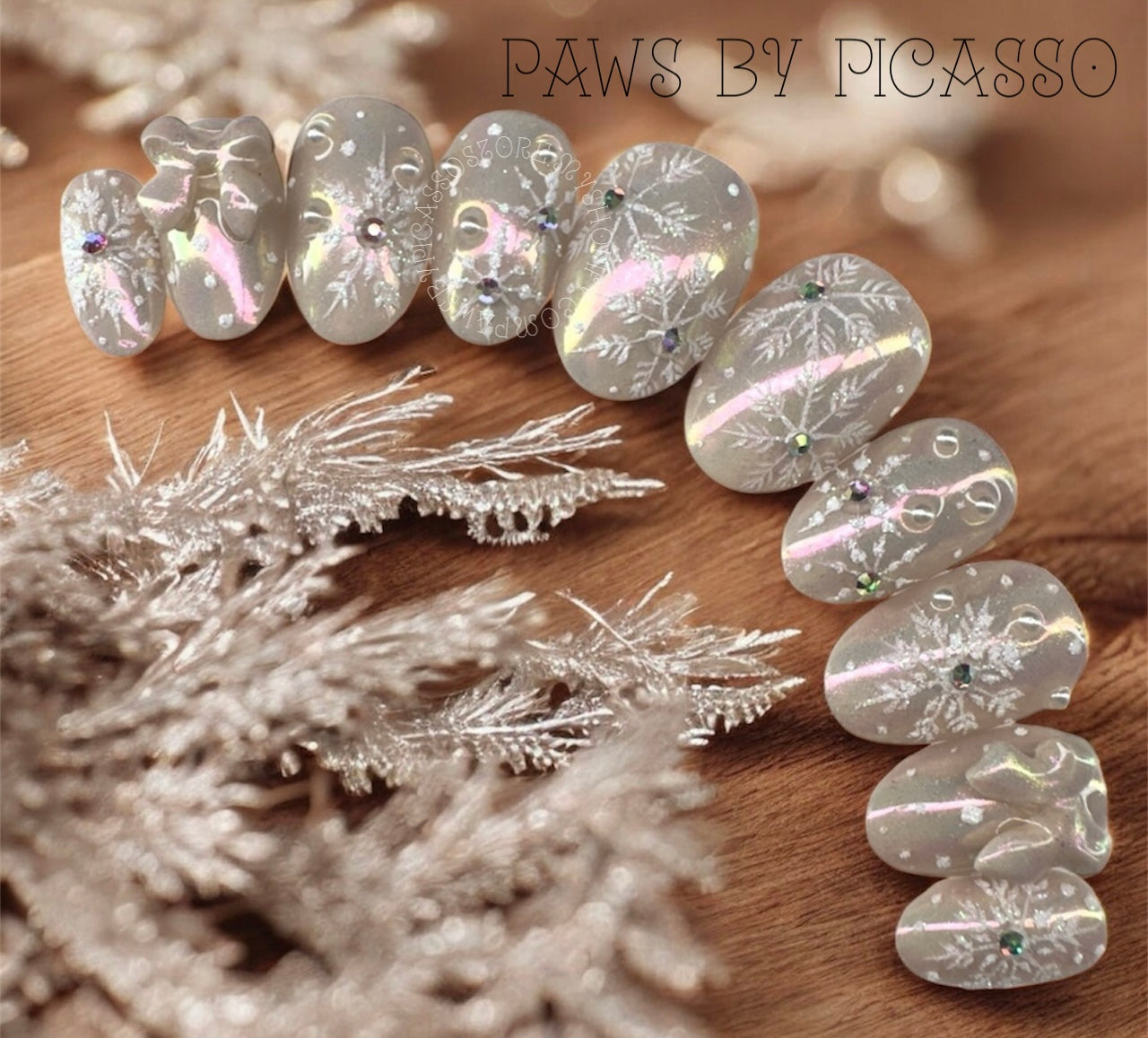 Golden Mermaid Christmas - Paws By Picasso Golden Mermaid Christmas