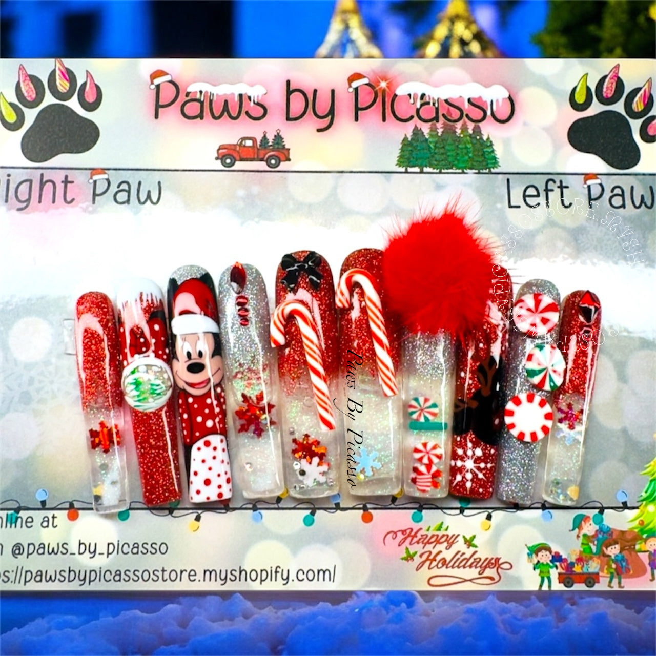 Minnie's Merry Dive - Paws By Picasso Minnie's Merry Dive