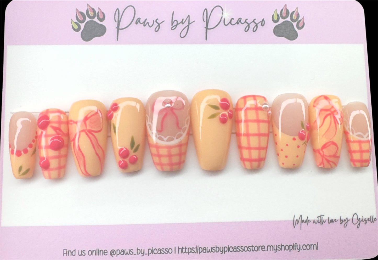 Cottage Peachy - Paws By Picasso Cottage Peachy