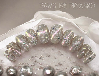 Golden Mermaid Christmas - Paws By Picasso Golden Mermaid Christmas