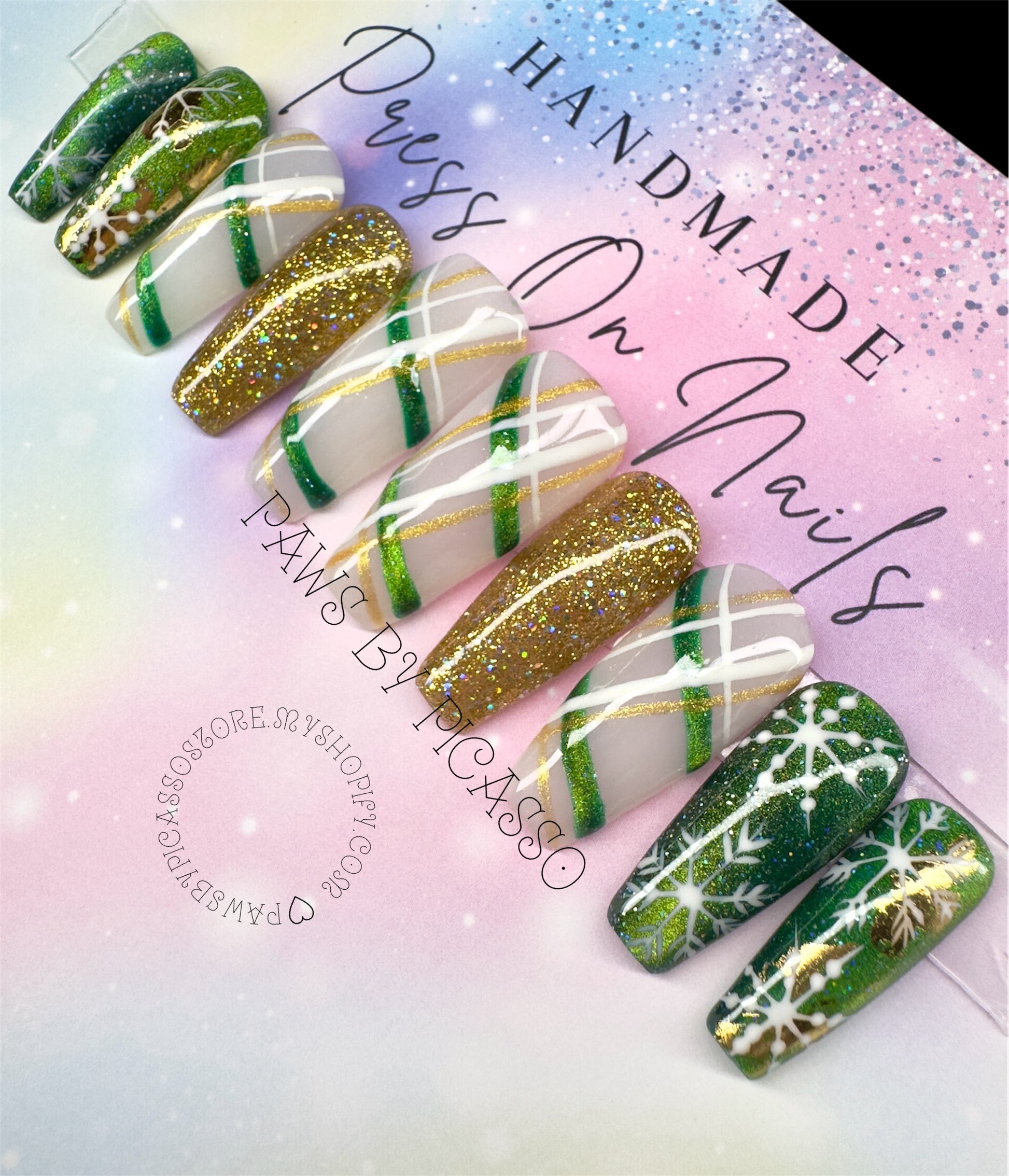 Emerald Snowfall - Paws By Picasso Emerald Snowfall