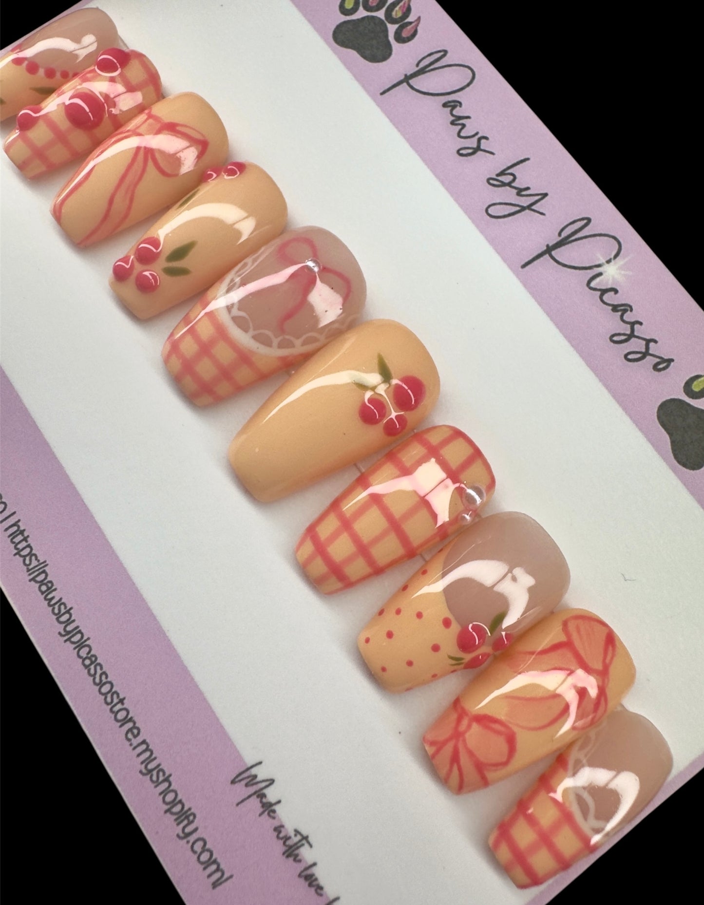 Cottage Peachy - Paws By Picasso Cottage Peachy