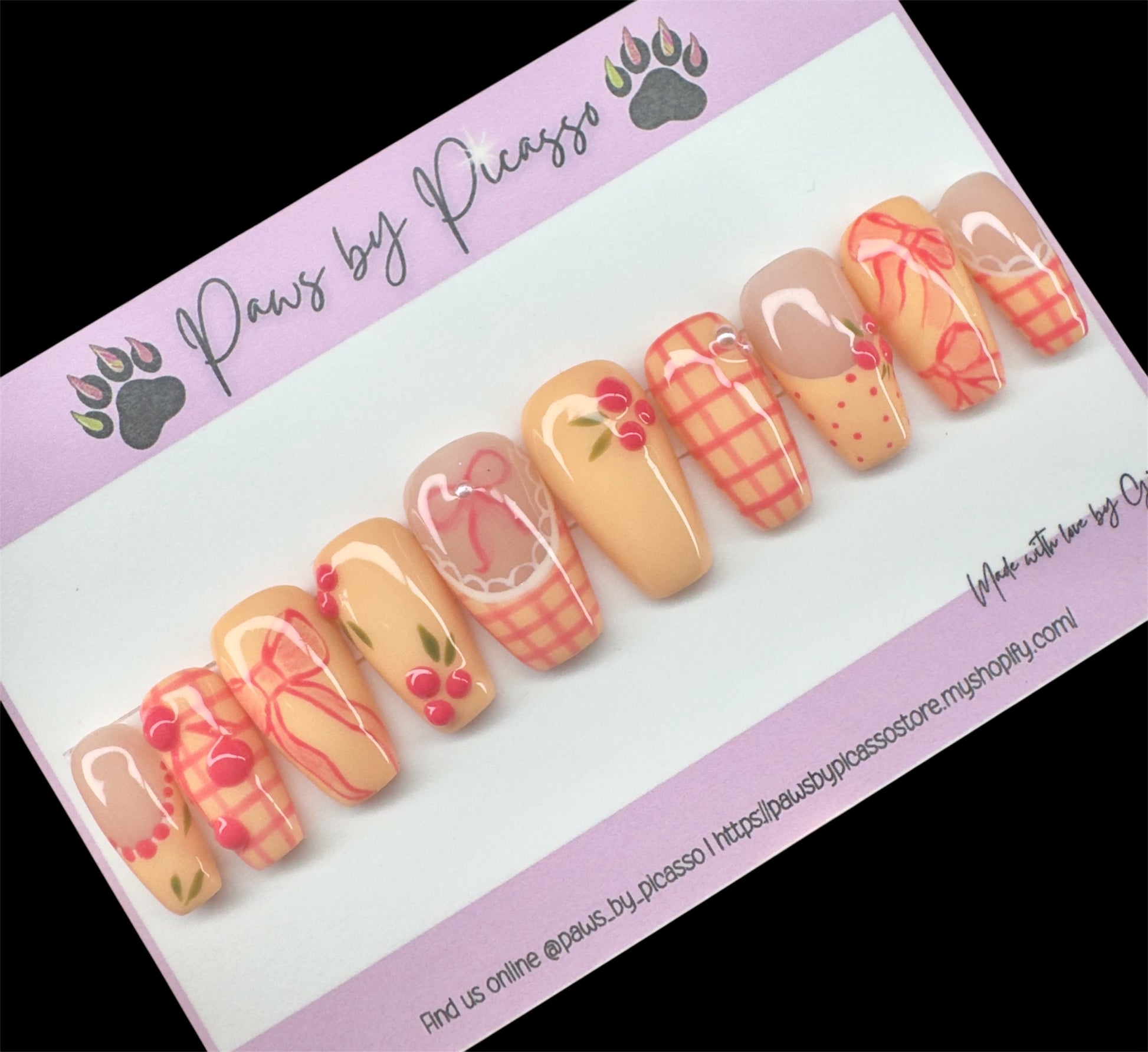 Cottage Peachy - Paws By Picasso Cottage Peachy