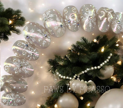 Golden Mermaid Christmas - Paws By Picasso Golden Mermaid Christmas