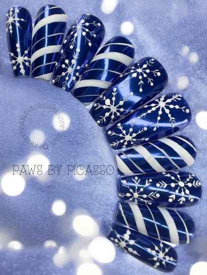 Snowy Sapphire - Paws By Picasso Snowy Sapphire