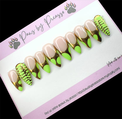 Neon Venom Tips - Paws By Picasso Neon Venom Tips