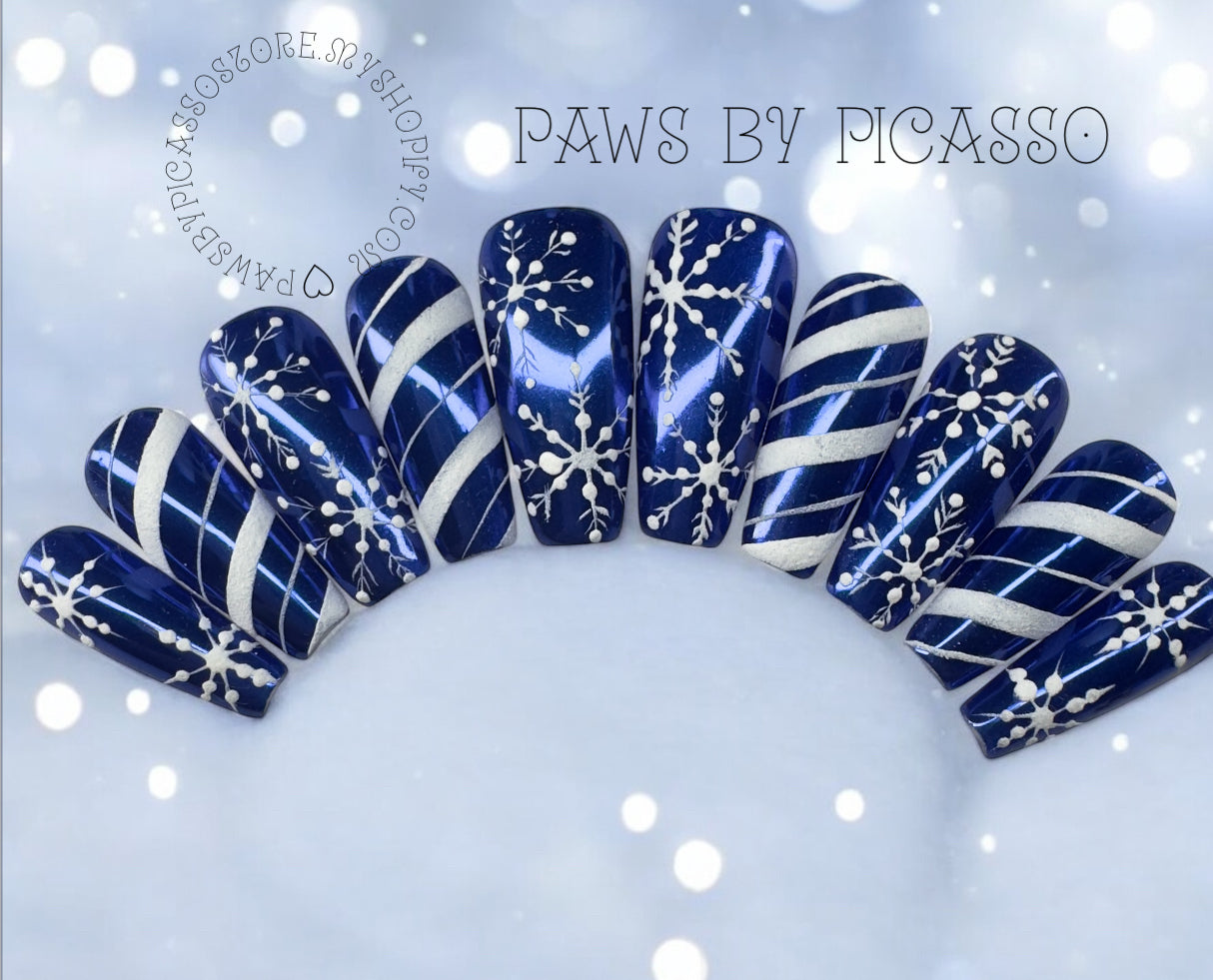 Snowy Sapphire - Paws By Picasso Snowy Sapphire
