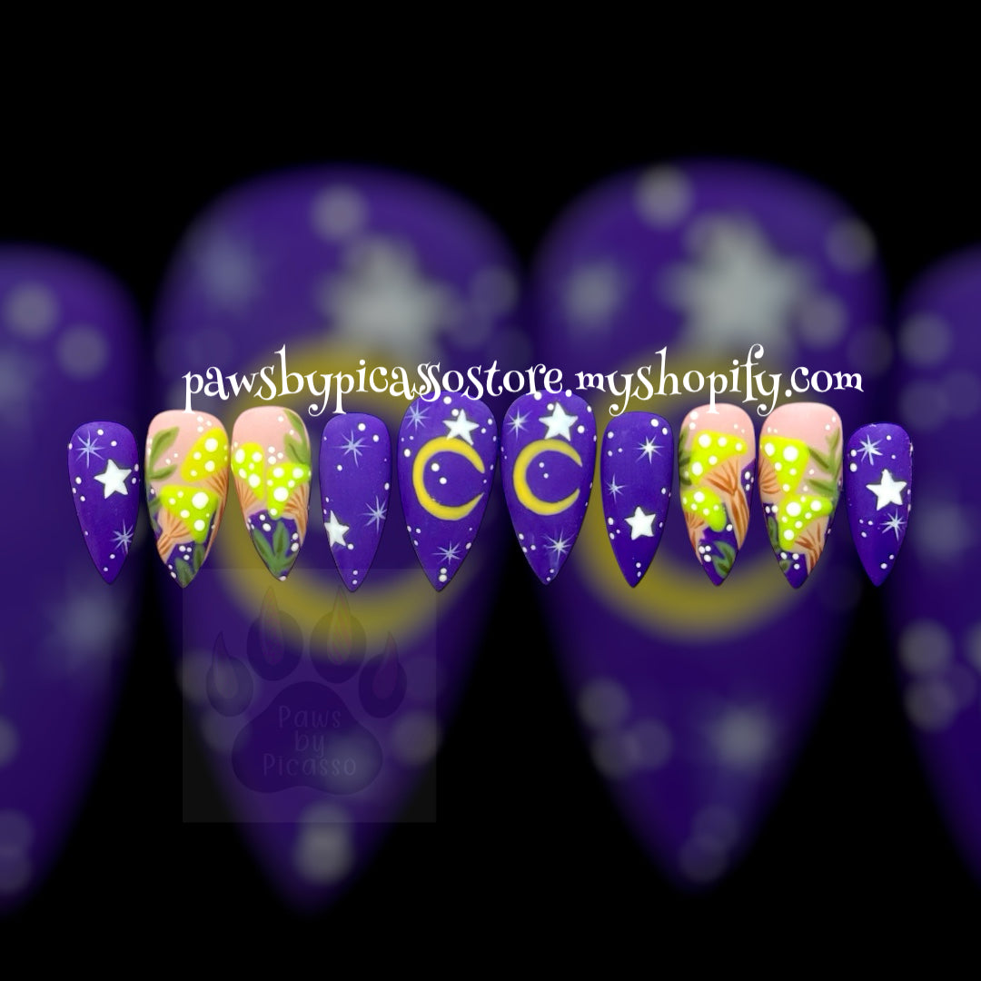 Ethereal Mushrooms - Paws By Picasso Ethereal Mushrooms