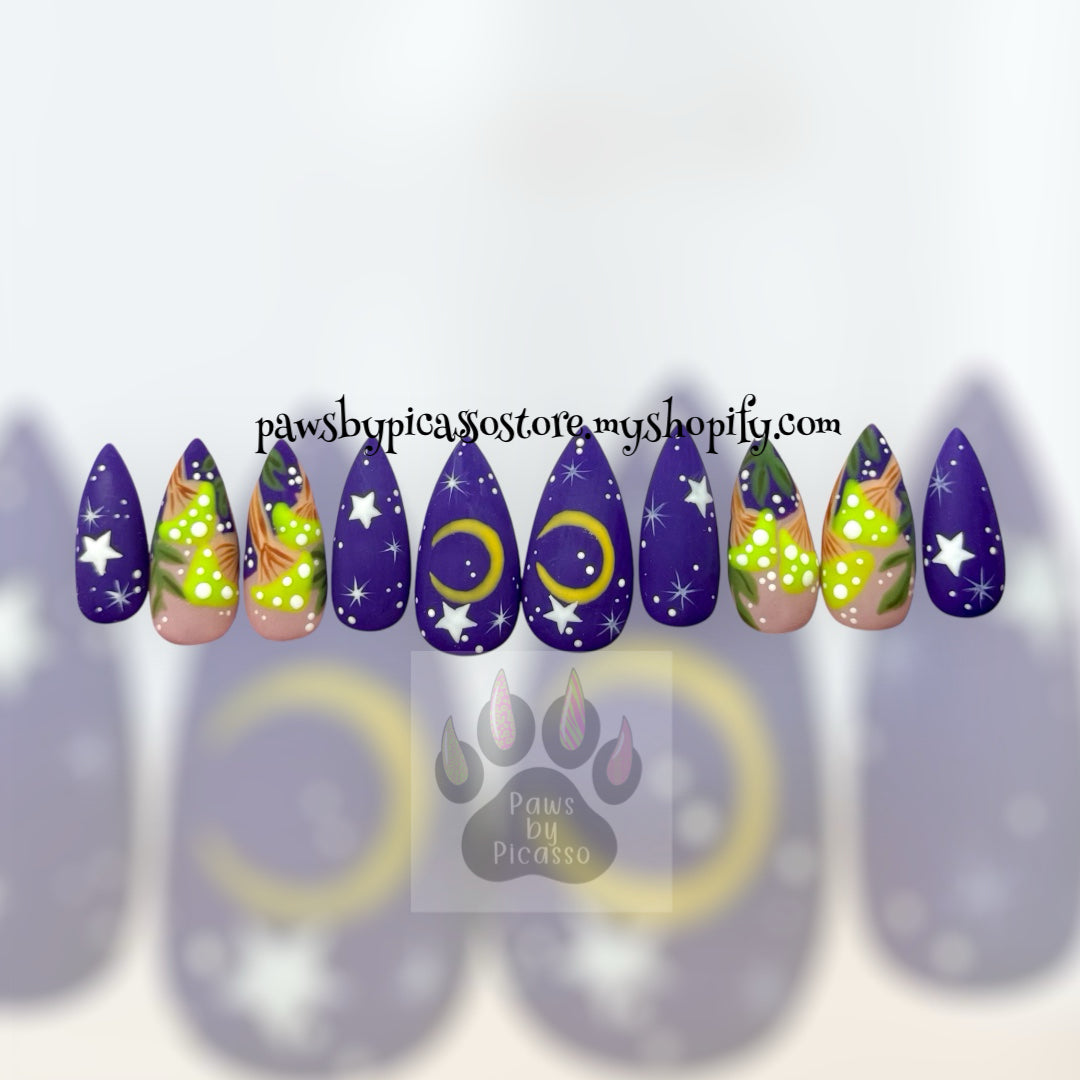 Ethereal Mushrooms - Paws By Picasso Ethereal Mushrooms