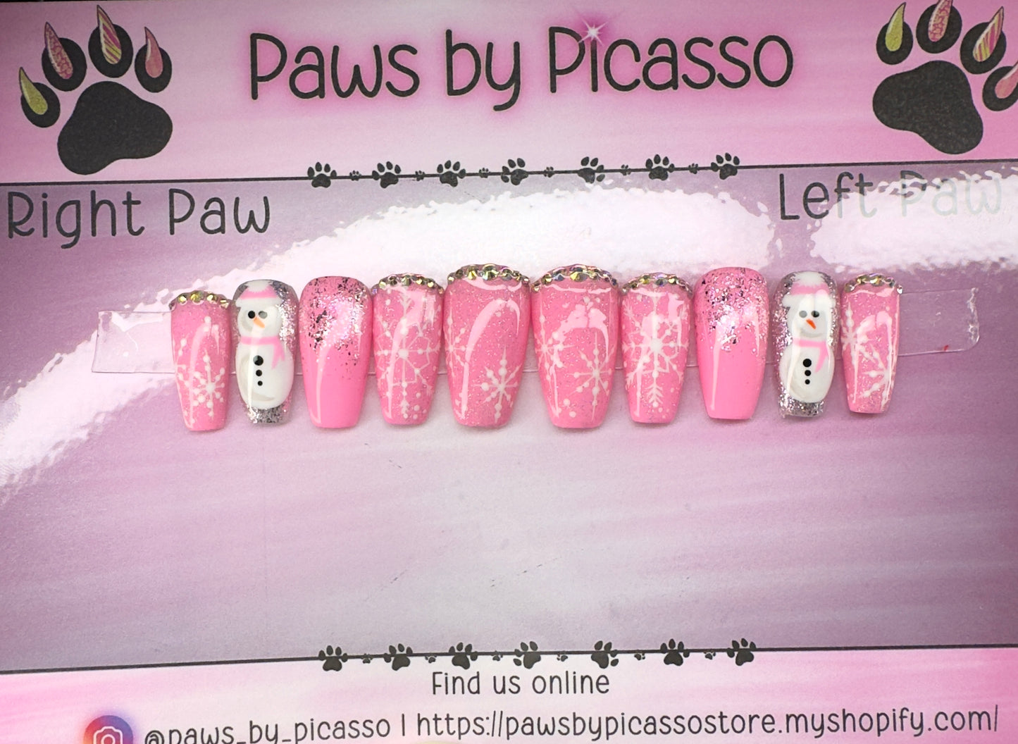 Blushing Blizzard - Paws By Picasso Blushing Blizzard