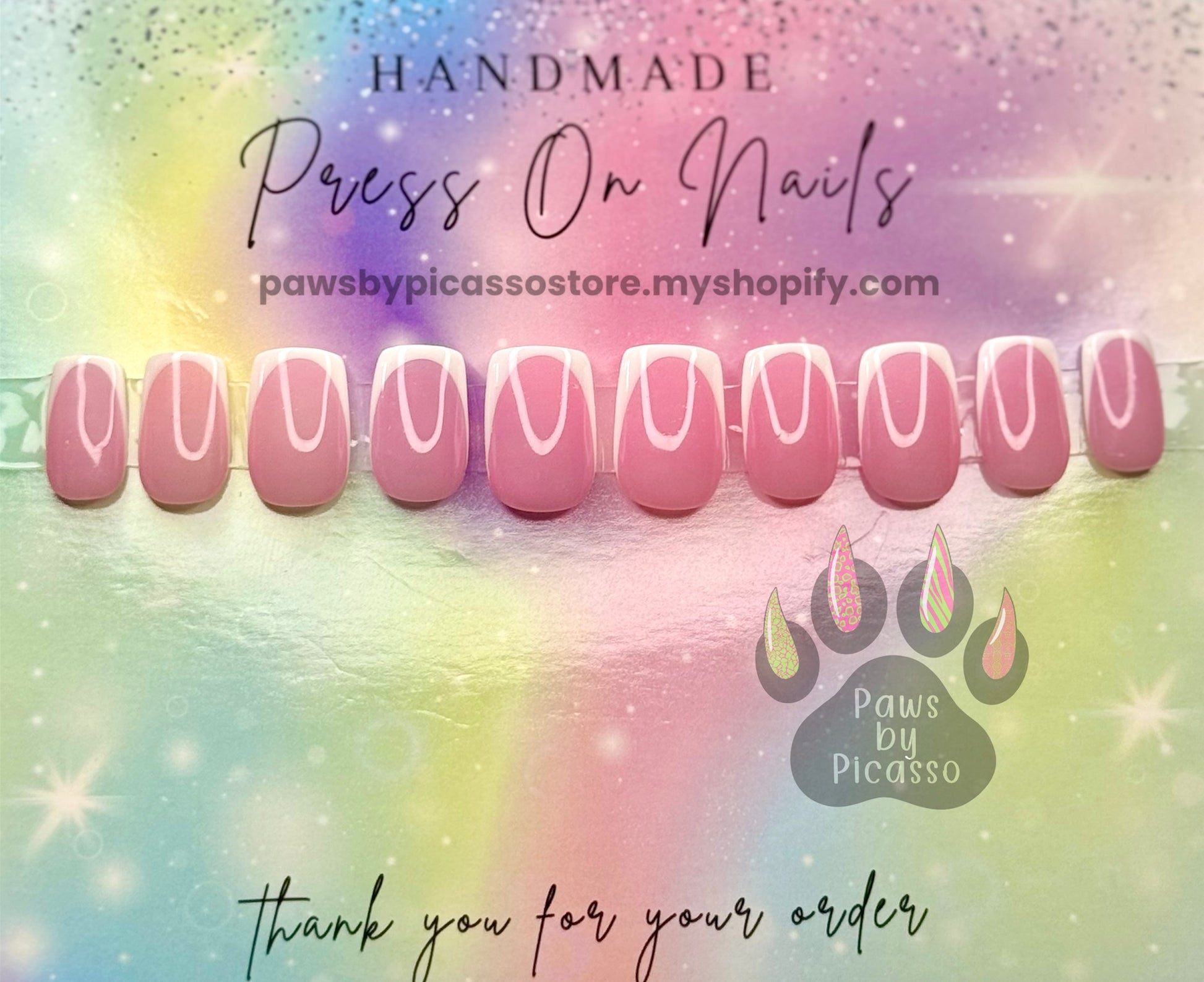 Gel Classic Frenchies - Paws By Picasso Gel Classic Frenchies