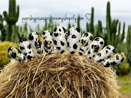 Cow Print Gel Set - Paws By Picasso Cow Print Gel Set