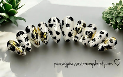 Cow Print Gel Set - Paws By Picasso Cow Print Gel Set