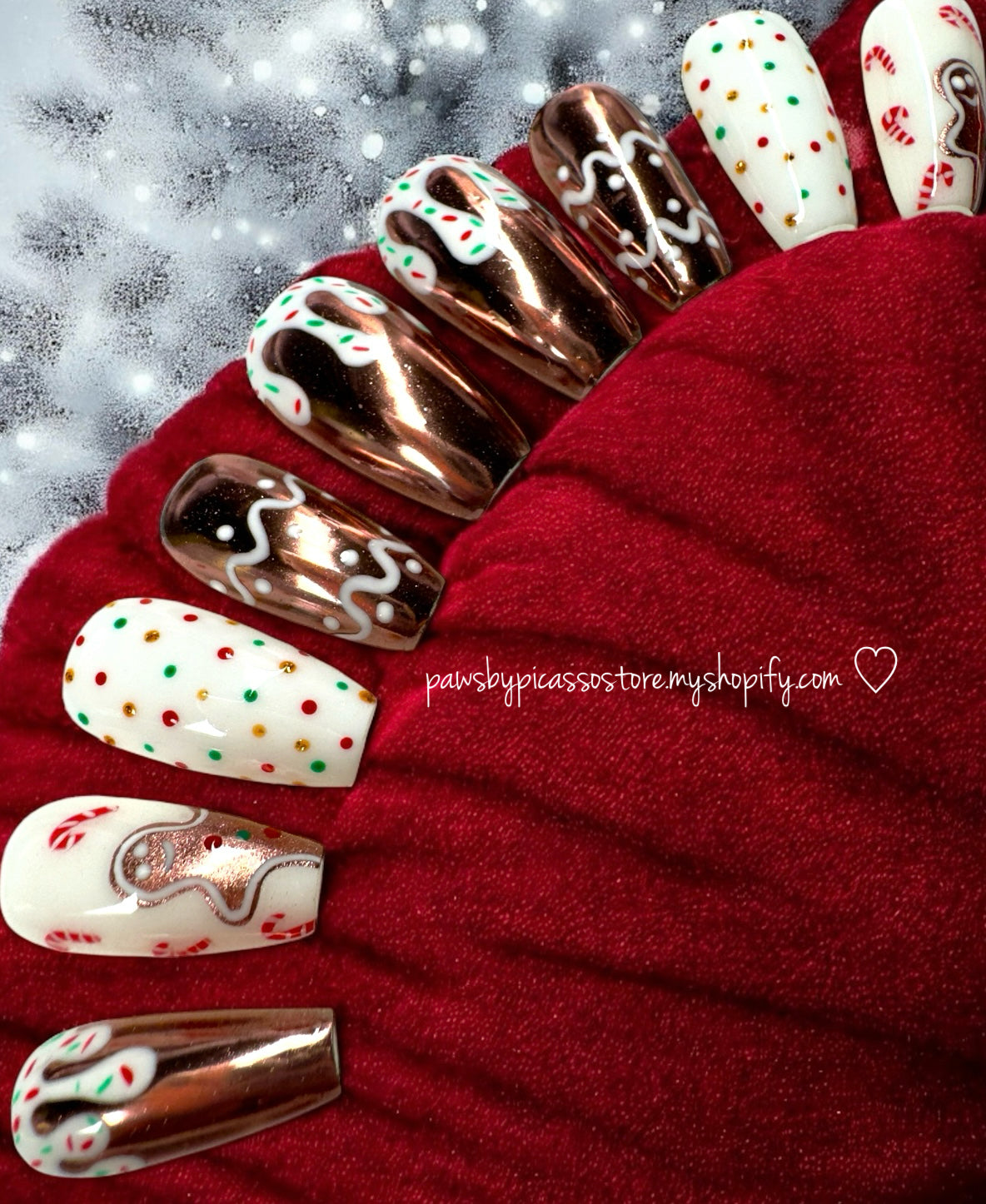 Candy Cane Luxe - Paws By Picasso Candy Cane Luxe