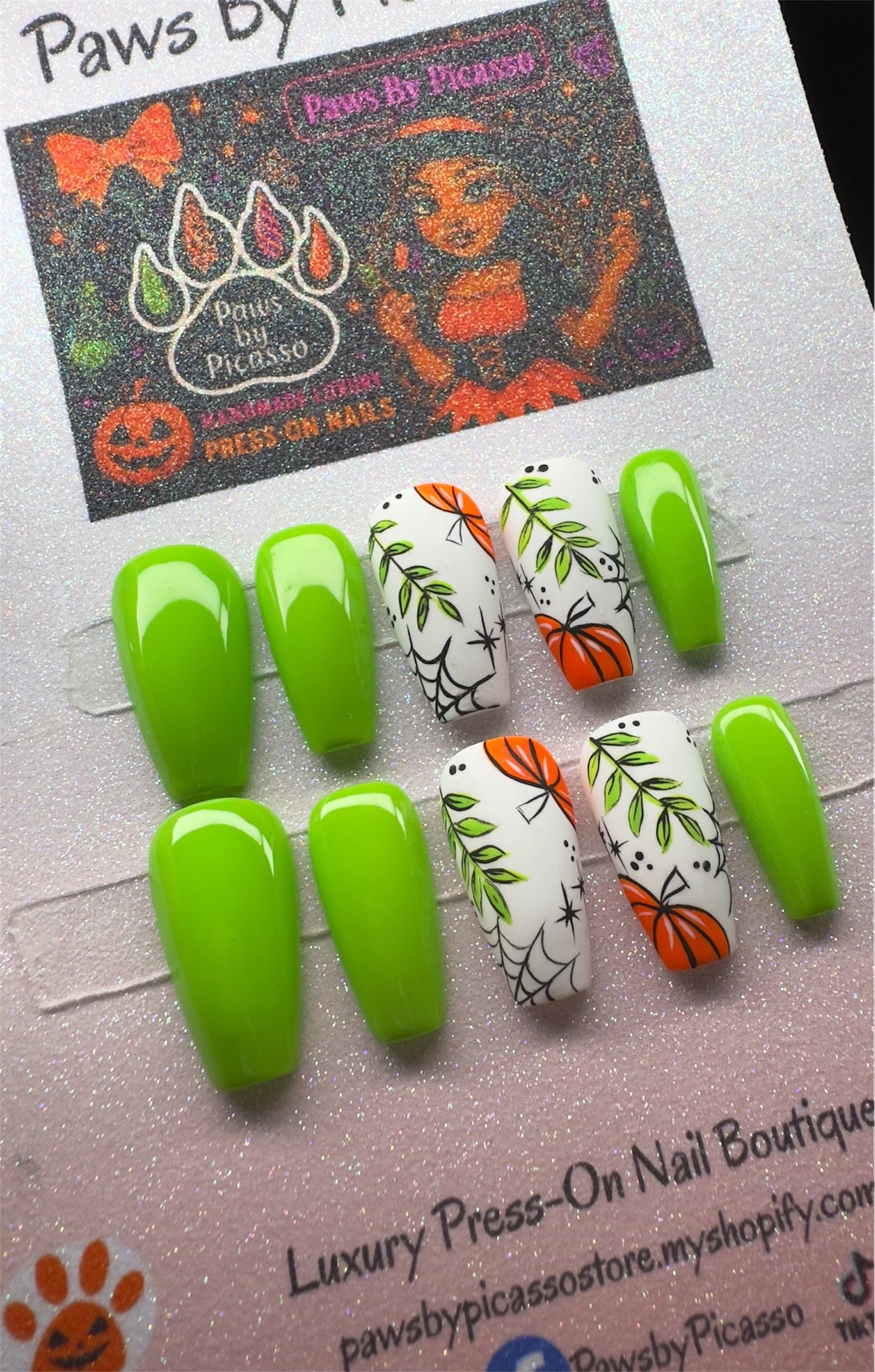 Webbed Pumpkin Patch - Paws By Picasso Webbed Pumpkin Patch