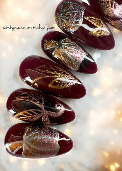 Pumpkin Spice Glam - Paws By Picasso Pumpkin Spice Glam