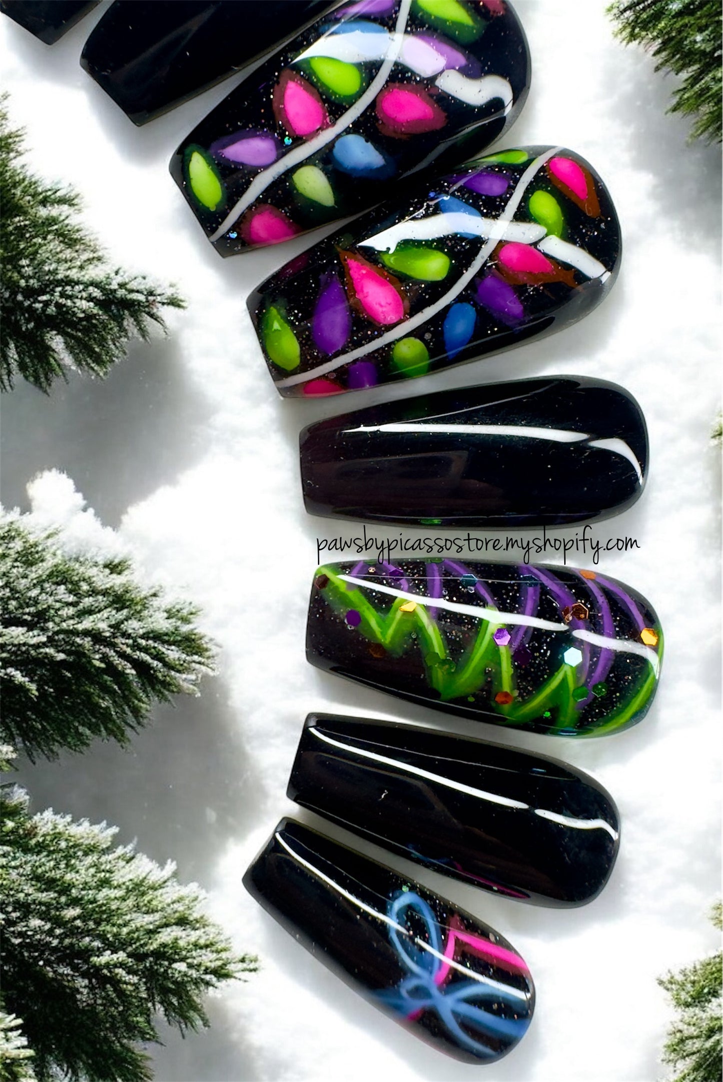 Blackout Holiday Cheer - Paws By Picasso Blackout Holiday Cheer