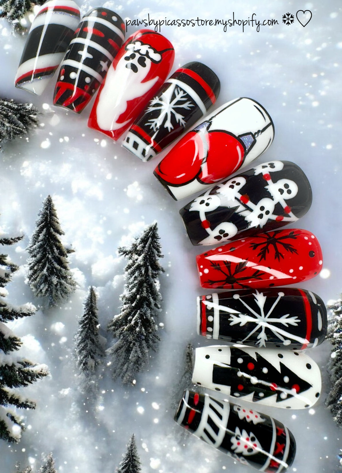 Dark Side of the North Pole - Paws By Picasso Dark Side of the North Pole