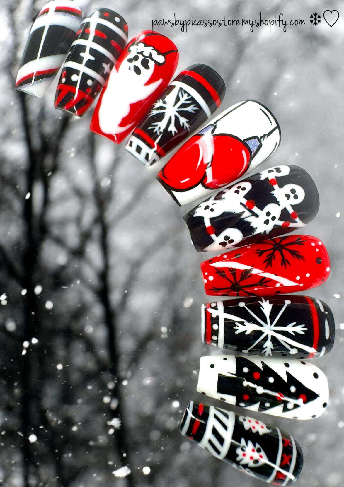 Dark Side of the North Pole - Paws By Picasso Dark Side of the North Pole