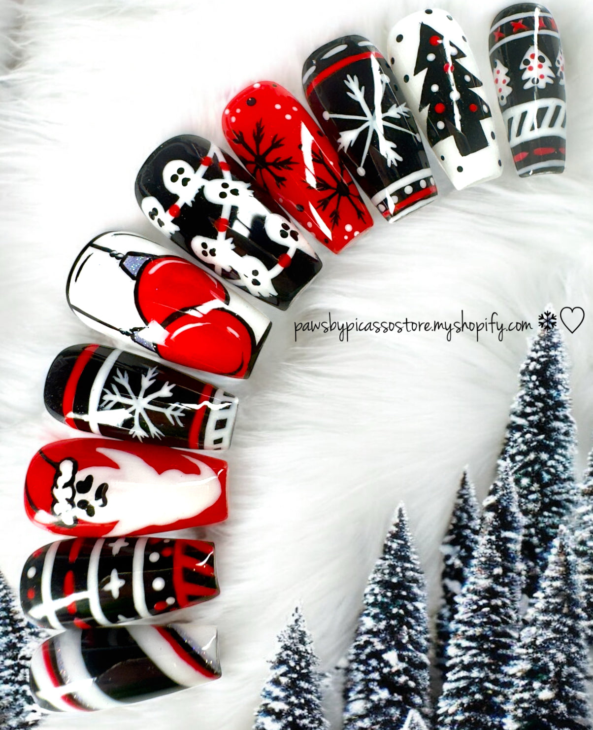 Dark Side of the North Pole - Paws By Picasso Dark Side of the North Pole