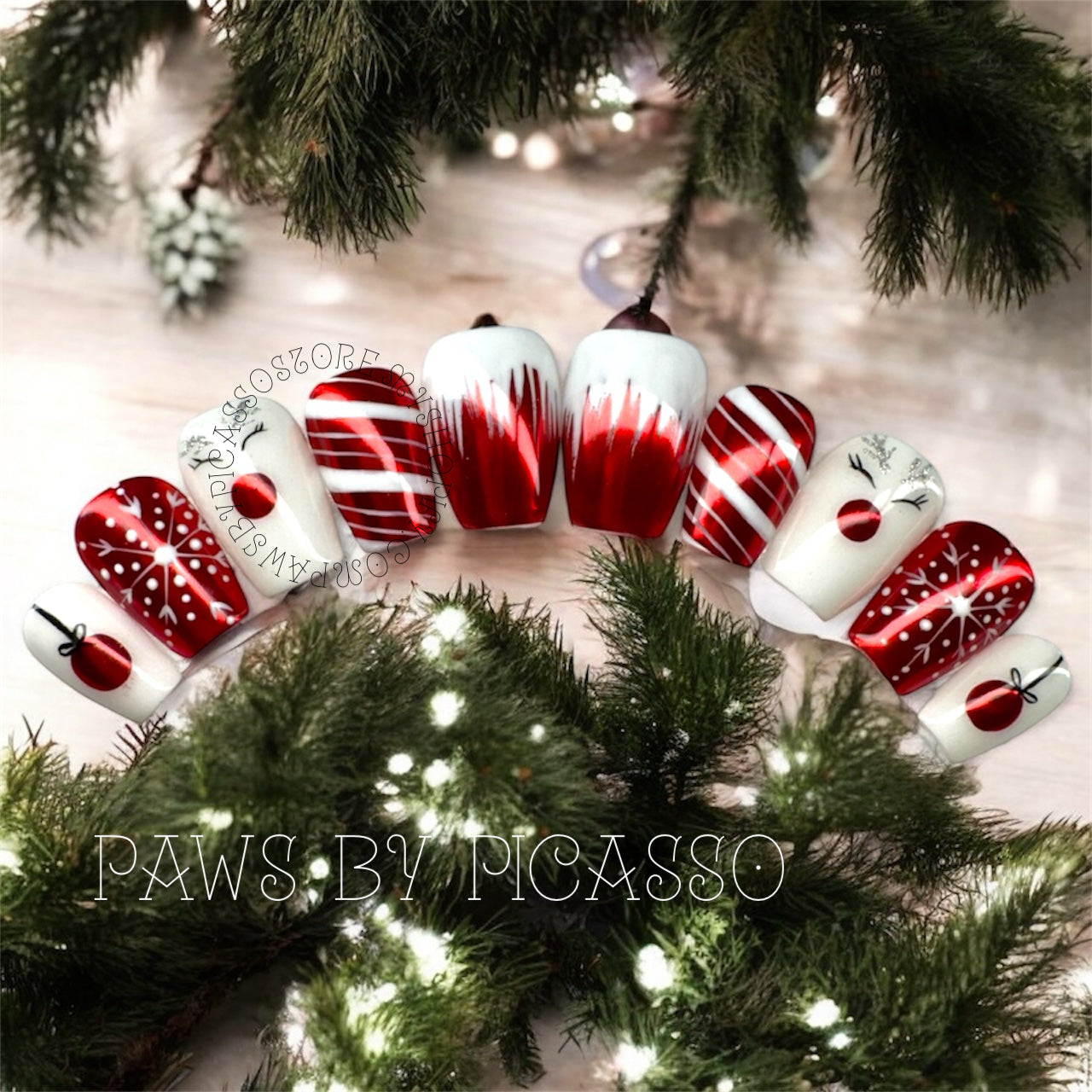 Holly Jolly Vibes - Paws By Picasso Holly Jolly Vibes
