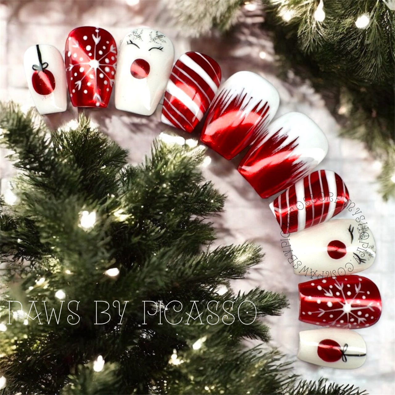 Holly Jolly Vibes - Paws By Picasso Holly Jolly Vibes