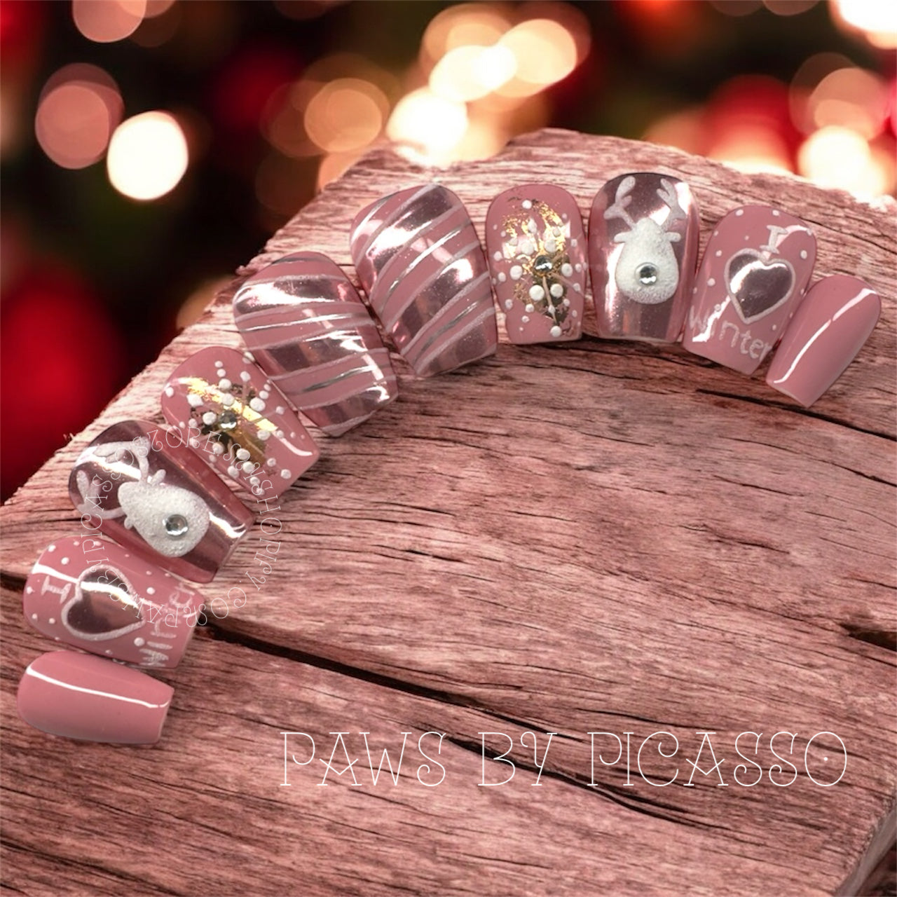 Rosey Reindeer - Paws By Picasso Rosey Reindeer