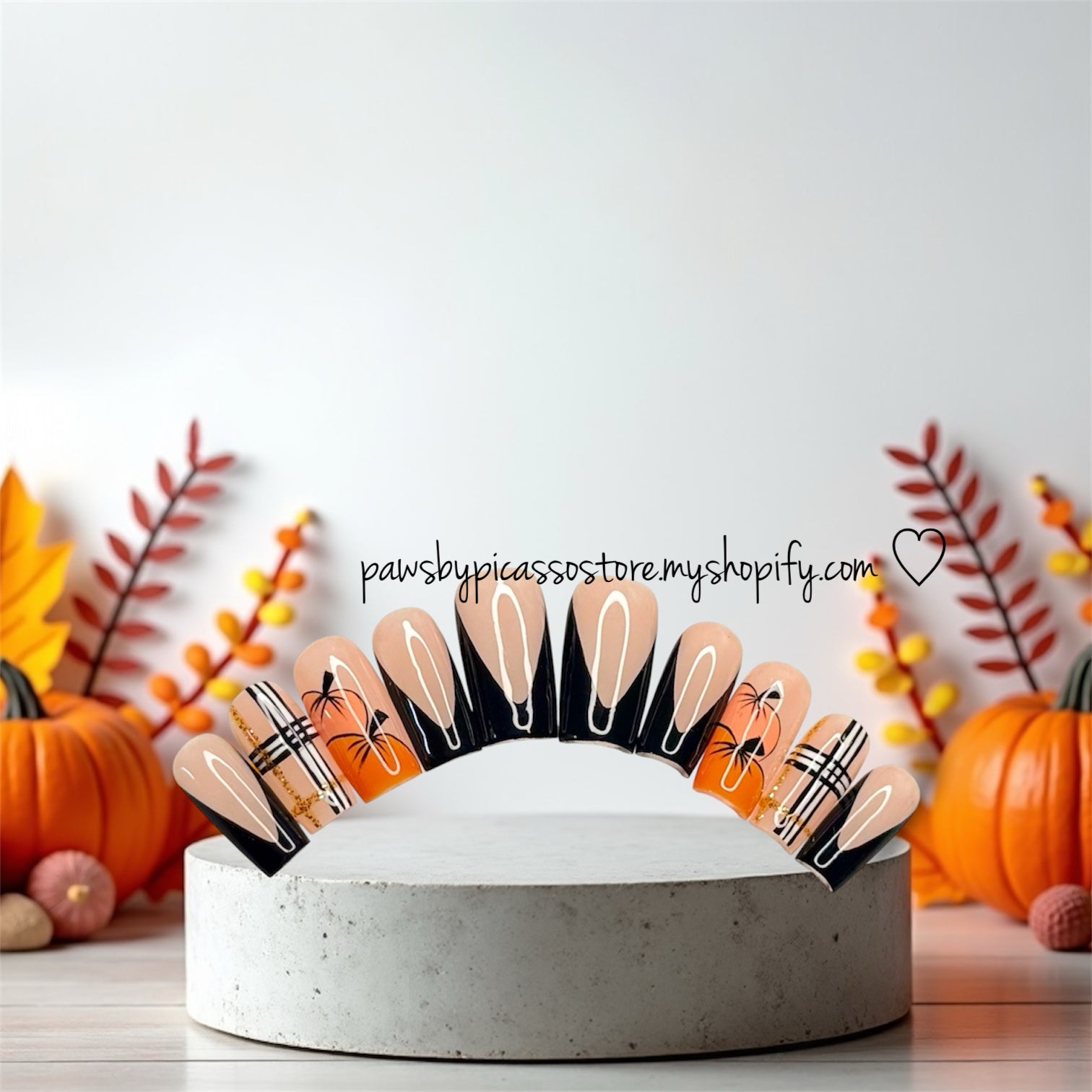 Ready to Ship Autumn Whimsy - Paws By Picasso Ready to Ship Autumn Whimsy