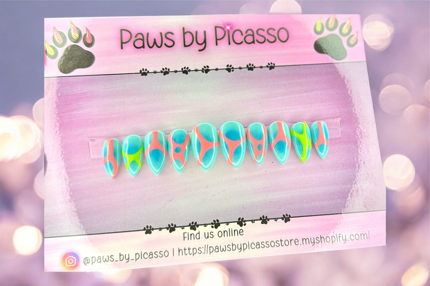 Royal Turquoise - Paws By Picasso Royal Turquoise