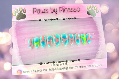 Royal Turquoise - Paws By Picasso Royal Turquoise