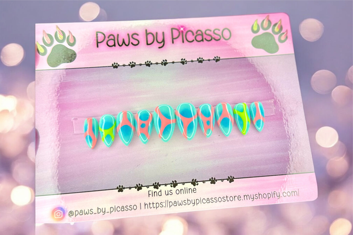 Royal Turquoise - Paws By Picasso Royal Turquoise