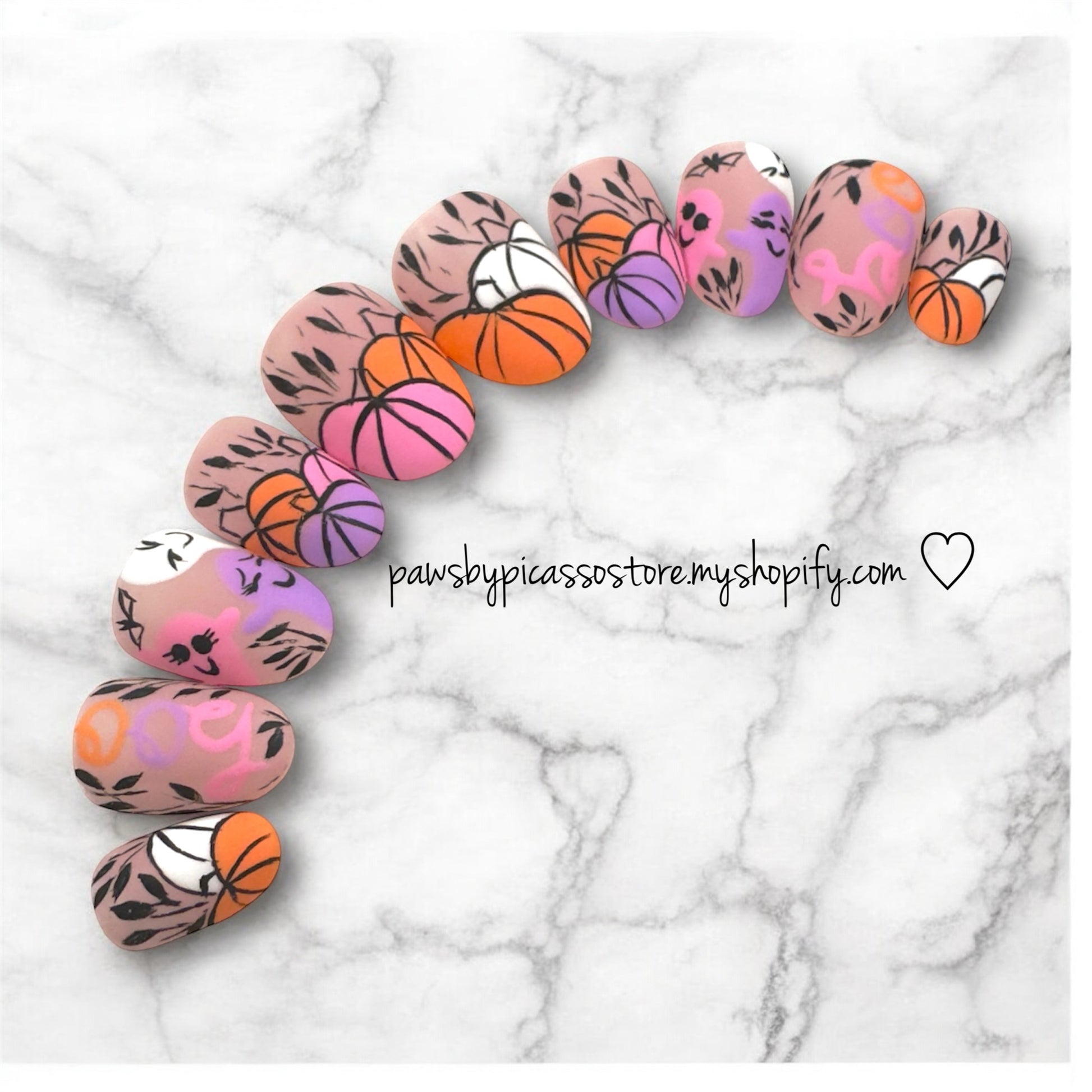 Spooky Pumpkin Pals - Paws By Picasso Spooky Pumpkin Pals
