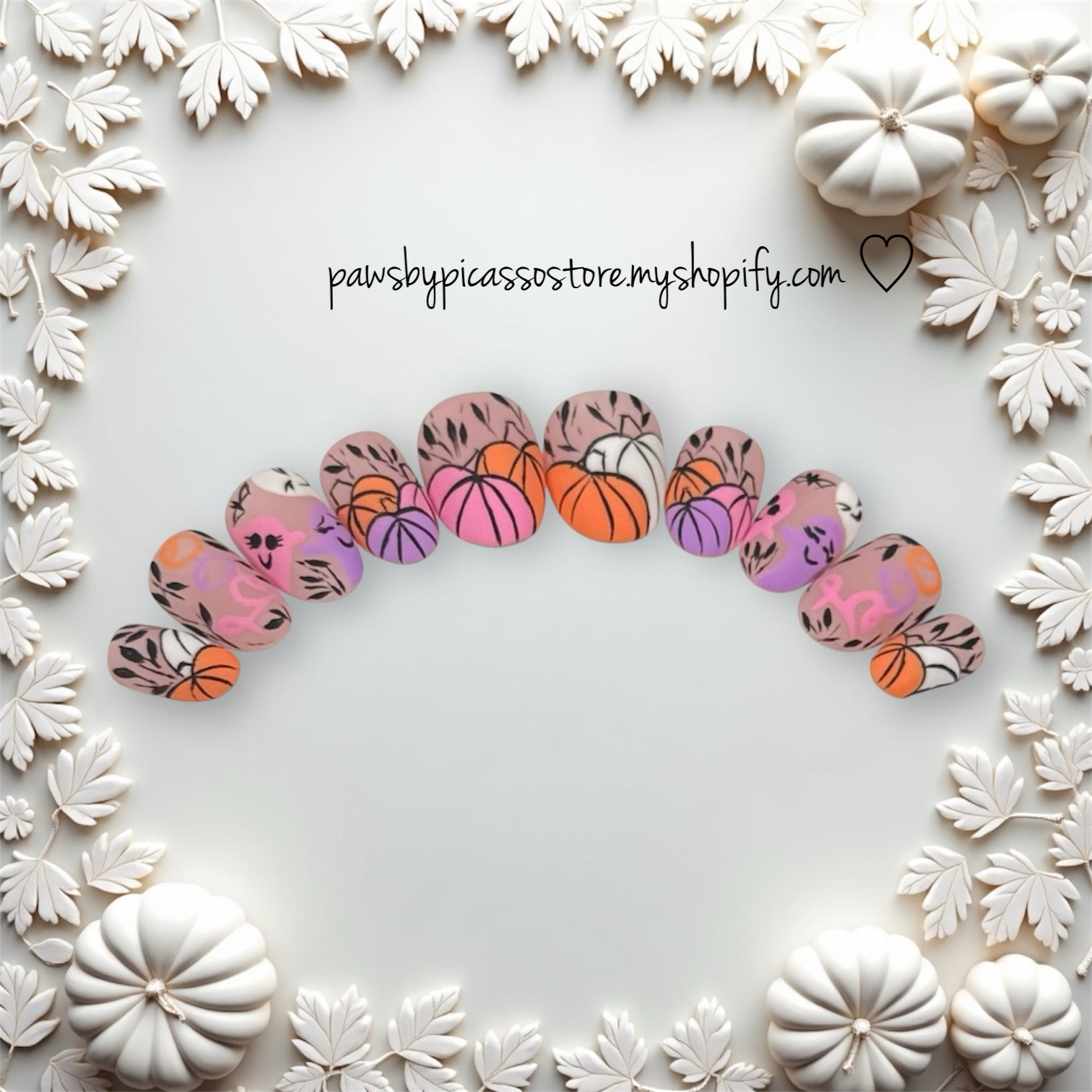 Spooky Pumpkin Pals - Paws By Picasso Spooky Pumpkin Pals