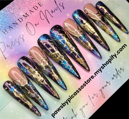Witchy Claws Ready to Ship - Paws By Picasso Witchy Claws Ready to Ship