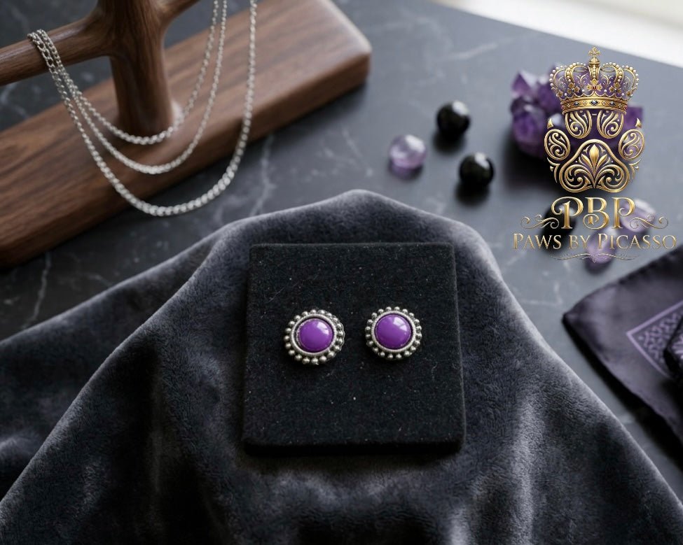 Bohemian Style Stud Earrings - Paws By Picasso